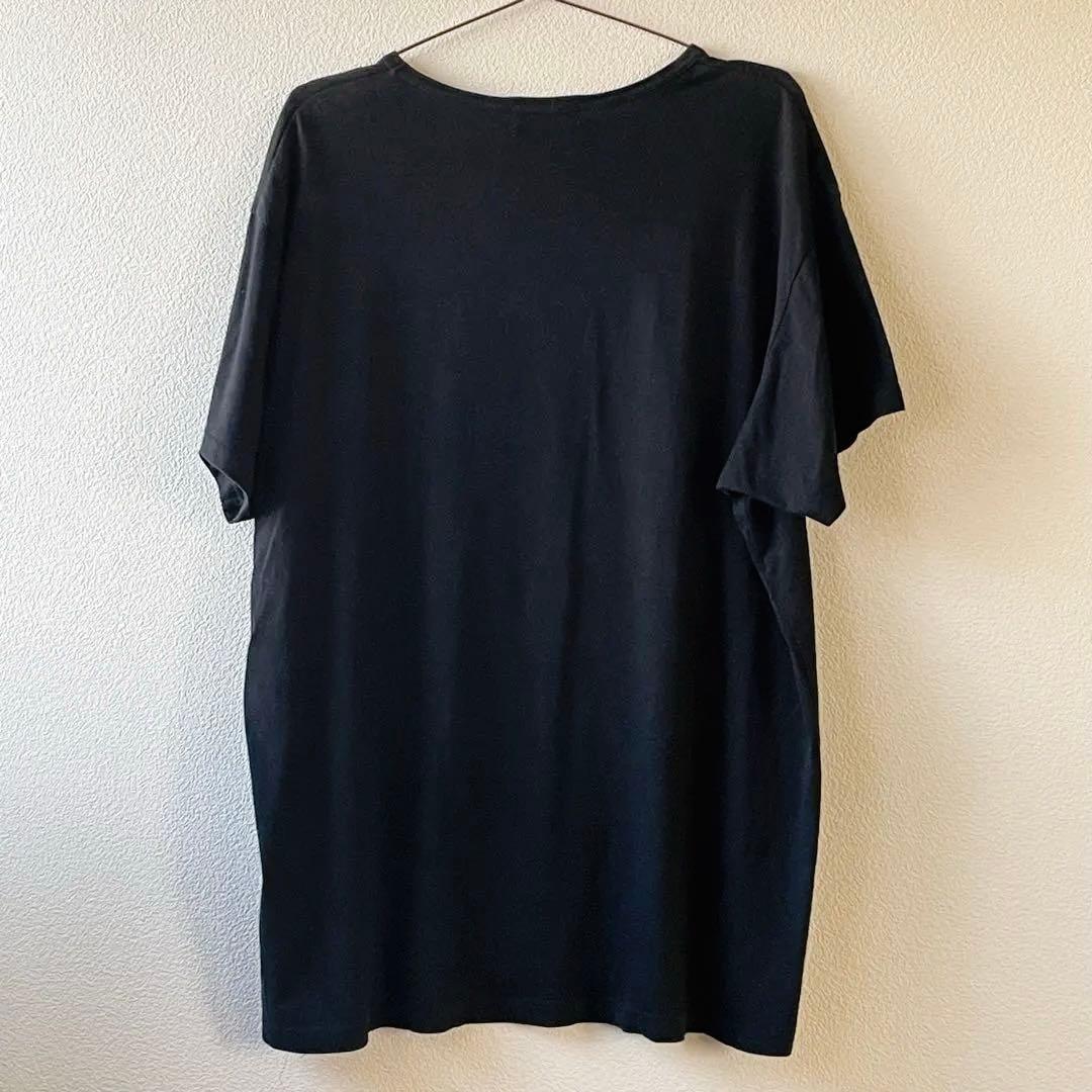 ヨウジヤマモト　PourHomme　黒　Tシャツ　フリーサイズ