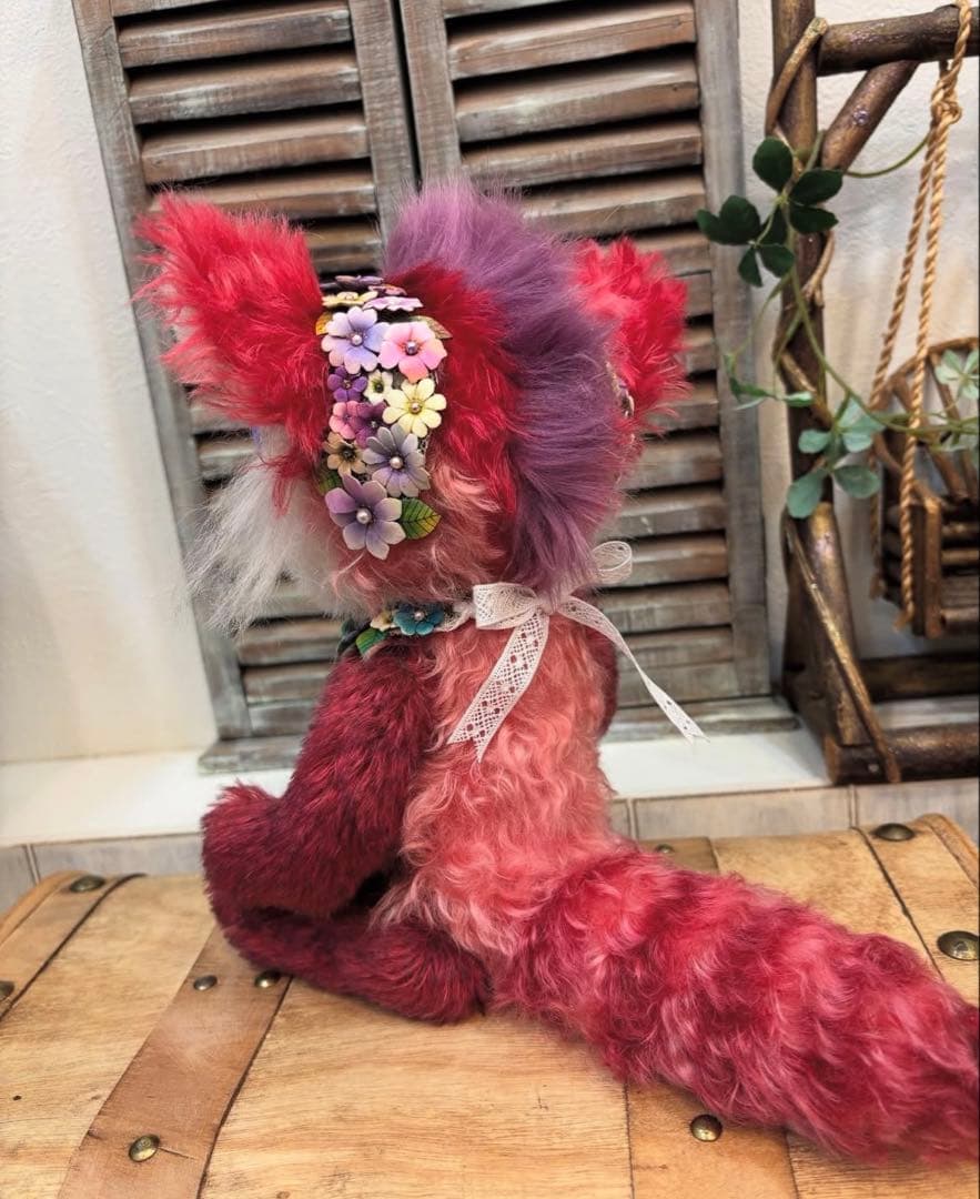 国内作家様作　ハンドメイド　テディベア　ぬいぐるみ　レッサーパンダ　アートドール
