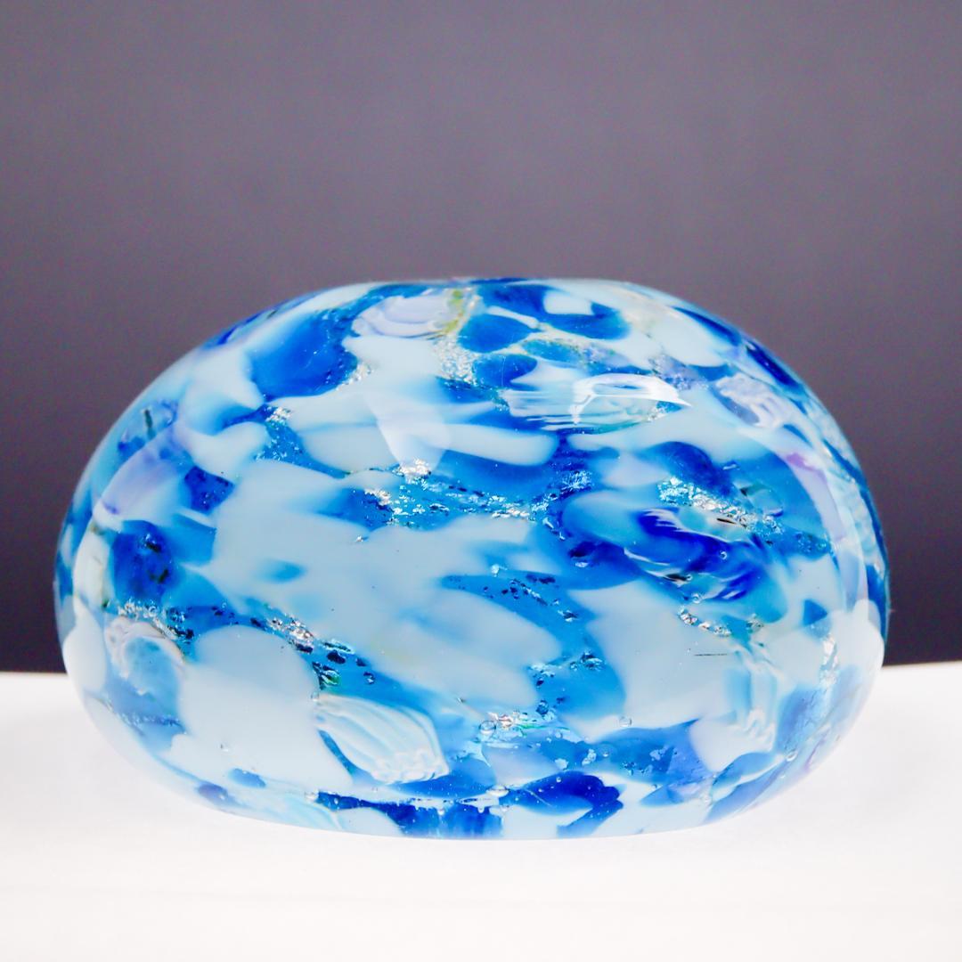 Murano Glass ミルフィオリ ペーパーウエイト 硝子細工