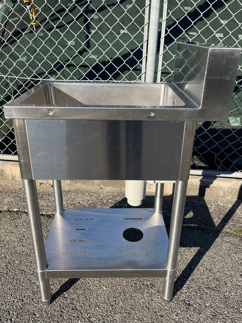 ステンレス1槽シンク 流し台　400×600×800