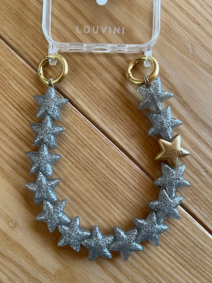 LOUVINI ハンド ストラップ　PETIT ETOILE　SILVER