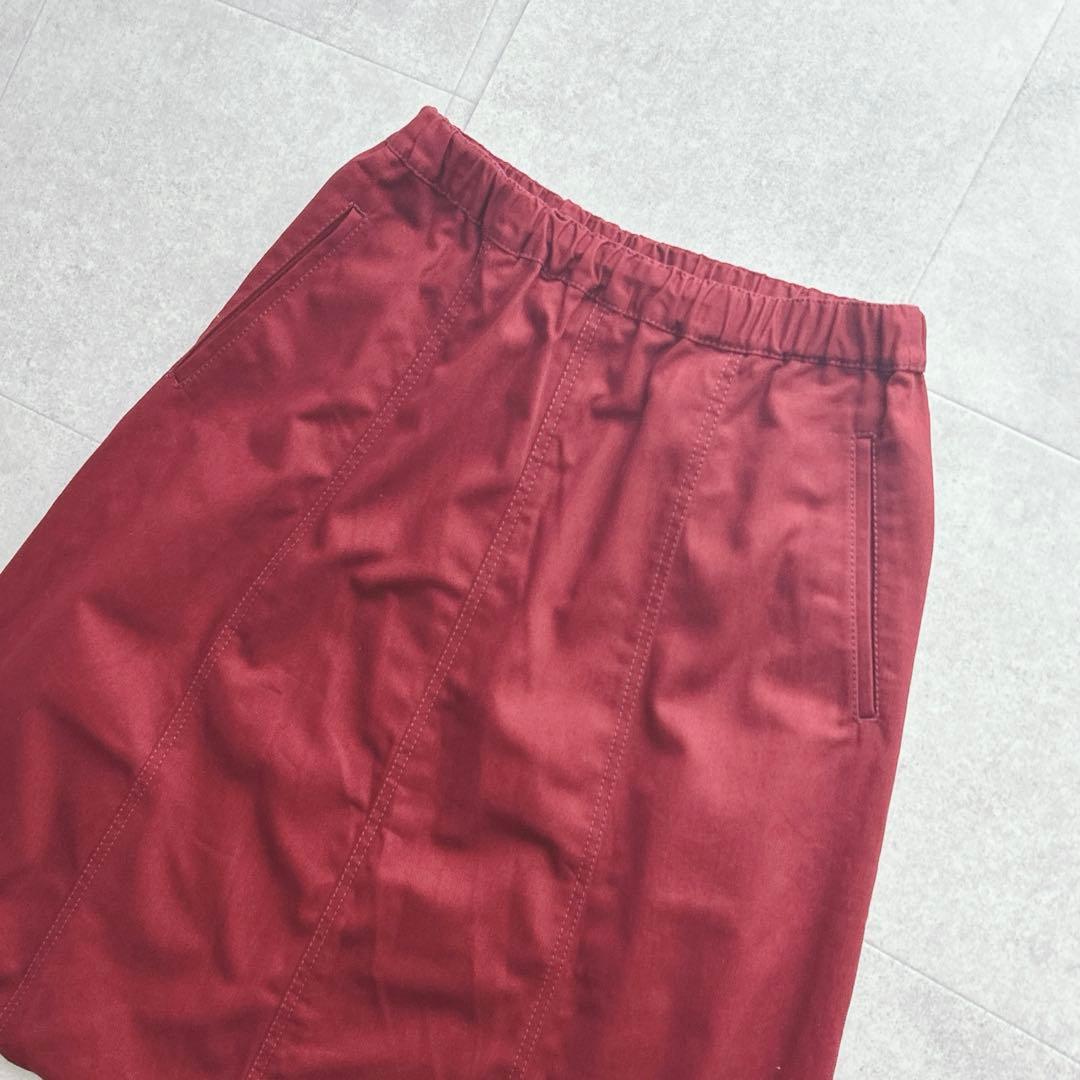 未使用級✨ コムデギャルソン コムデギャルソン サルエルパンツ ウエストゴム 赤