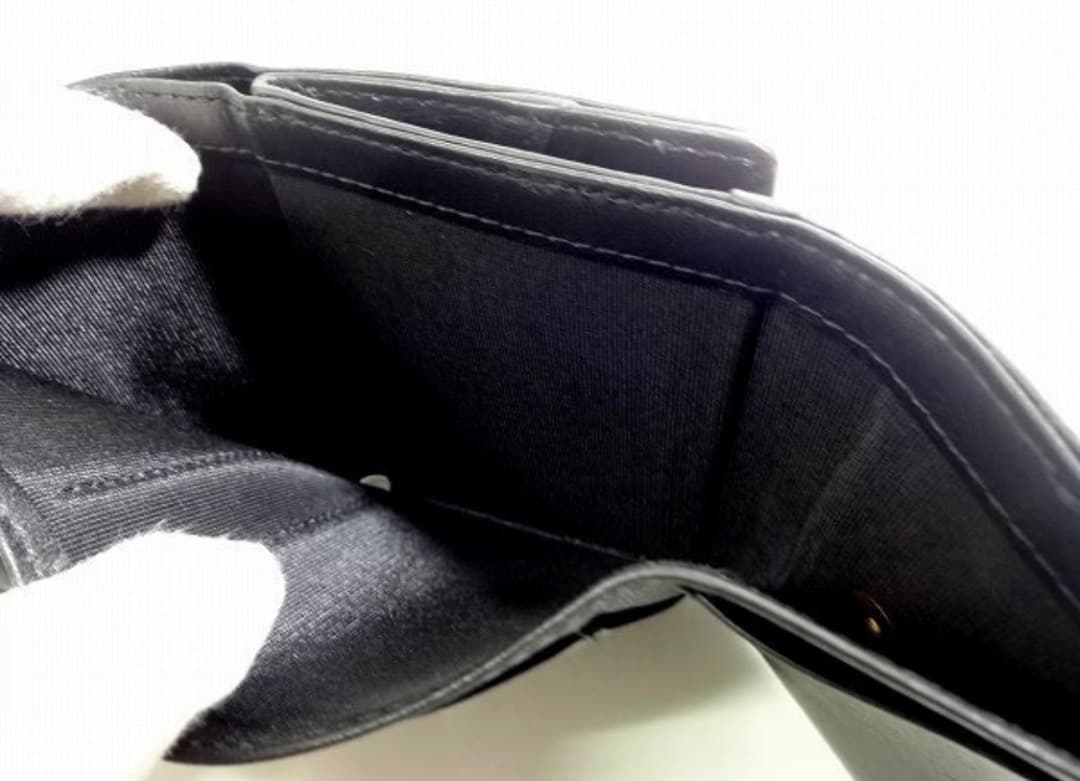 新品！本物アニエスベー Agnes b. レザー コンパクト 三つ折り 財布