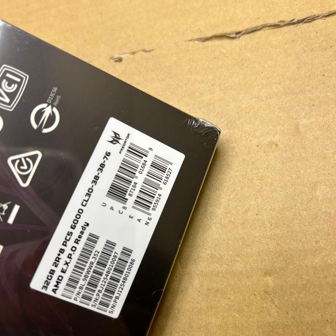 メモリー Acer Predator Pallas II DDR5 64GB 32GBx2