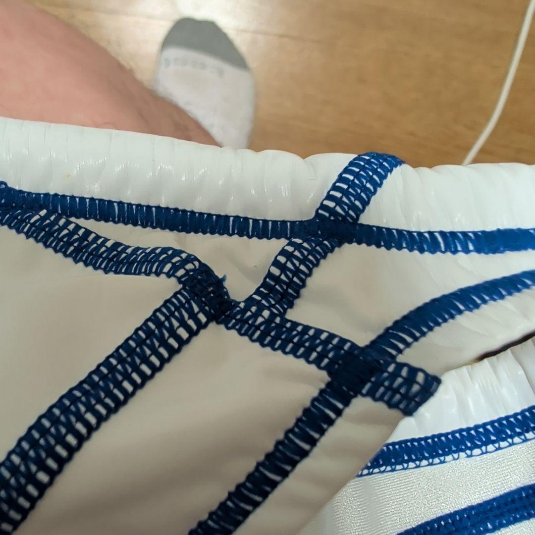 Mizuno 競泳水着 ホワイト/ブルー 2O