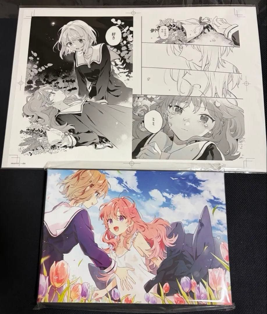 【新品】百合姫展 君が死ぬまで恋をしたい キャンバスアート 複製原画