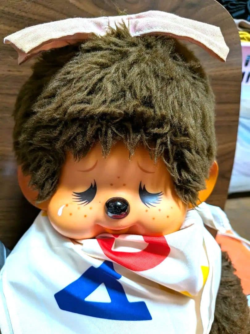 初代双子のモンチッチLサイズ2体 約45㌢ 青い目 昭和レトロ