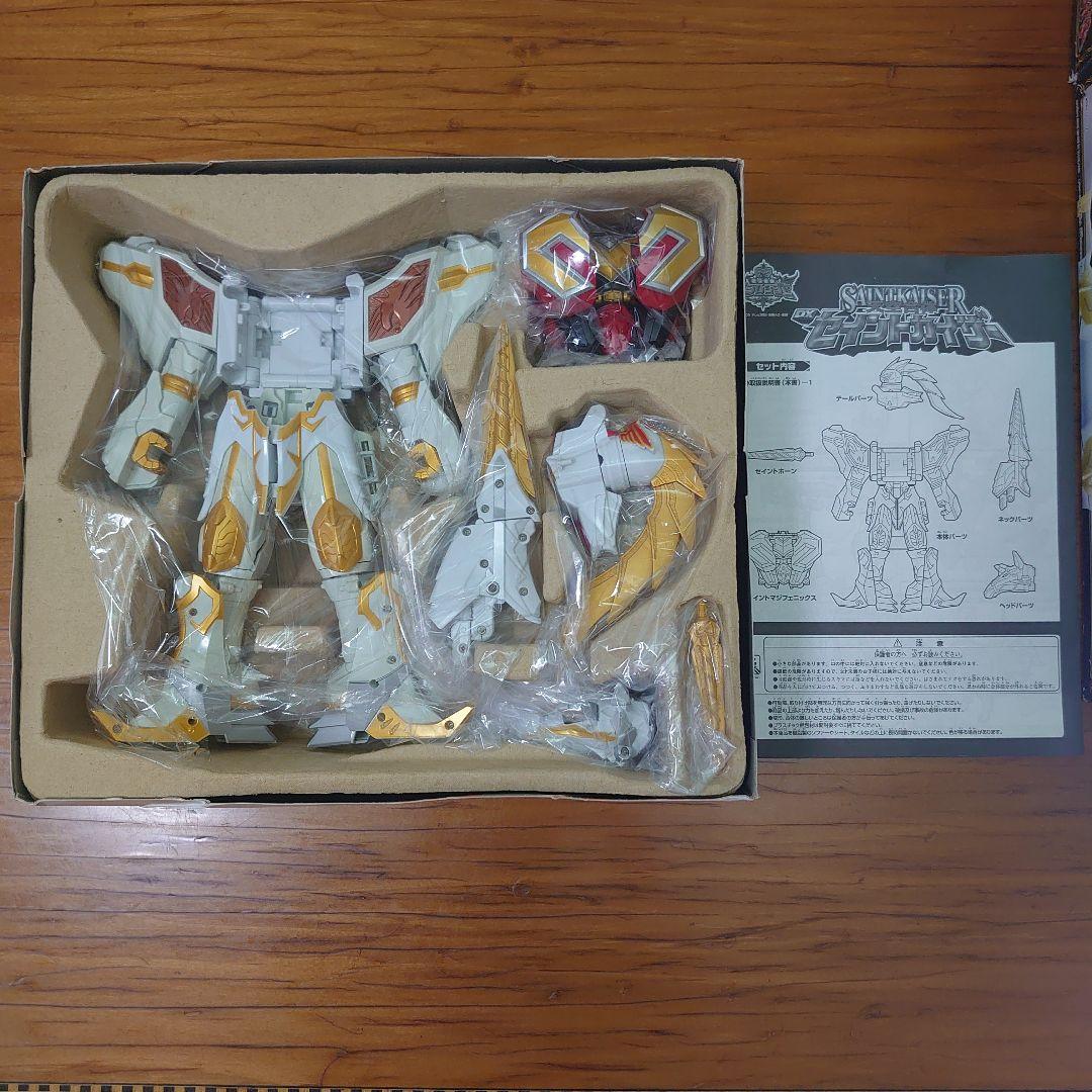 魔法戦隊マジレンジャー 天空合体 DXセイントカイザー 箱説明書あり