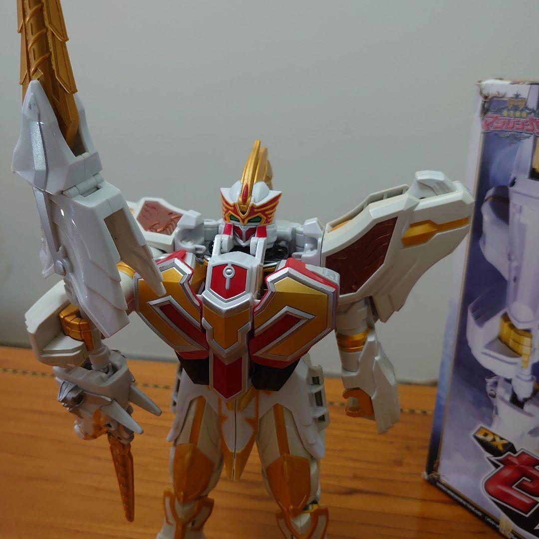 魔法戦隊マジレンジャー 天空合体 DXセイントカイザー 箱説明書あり