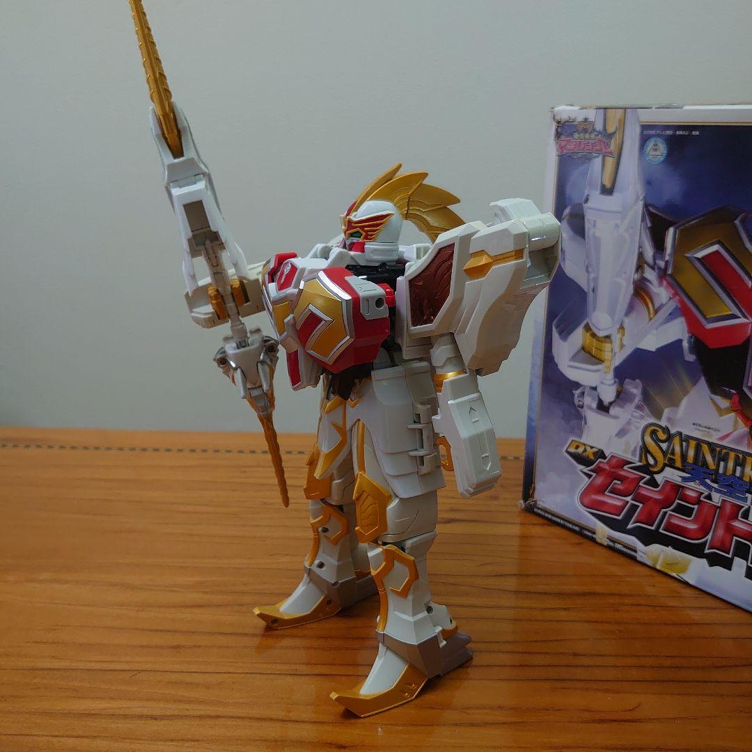 魔法戦隊マジレンジャー 天空合体 DXセイントカイザー 箱説明書あり