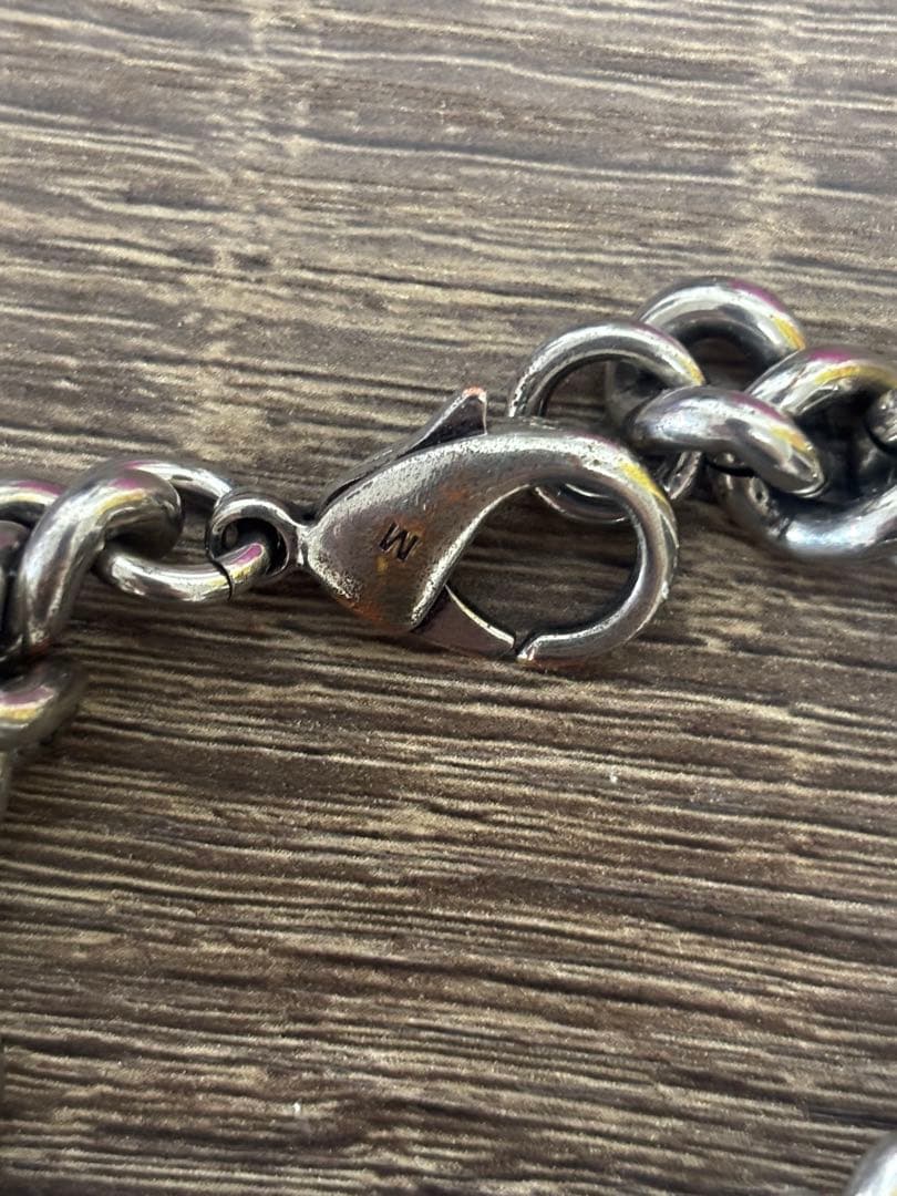 BALENCIAGA シルバーチェーンブレスレット