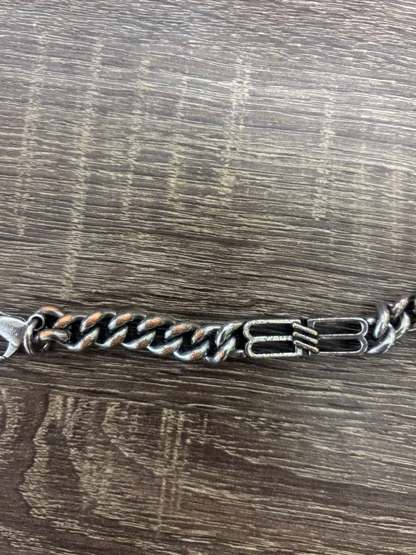 BALENCIAGA シルバーチェーンブレスレット