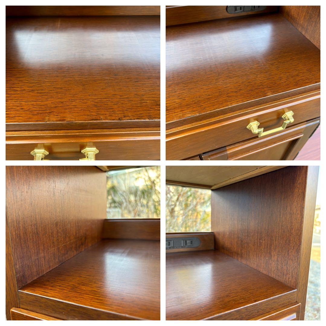 maruni マルニ　地中海シリーズ　TEL/FAX台 電話台　高級家具