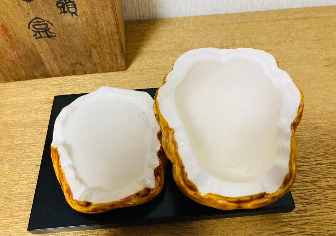 朝倉文夫 / 獅子頭 / 師子頭/香合 / 九谷焼 / 共箱 /共布/東洋ロダン