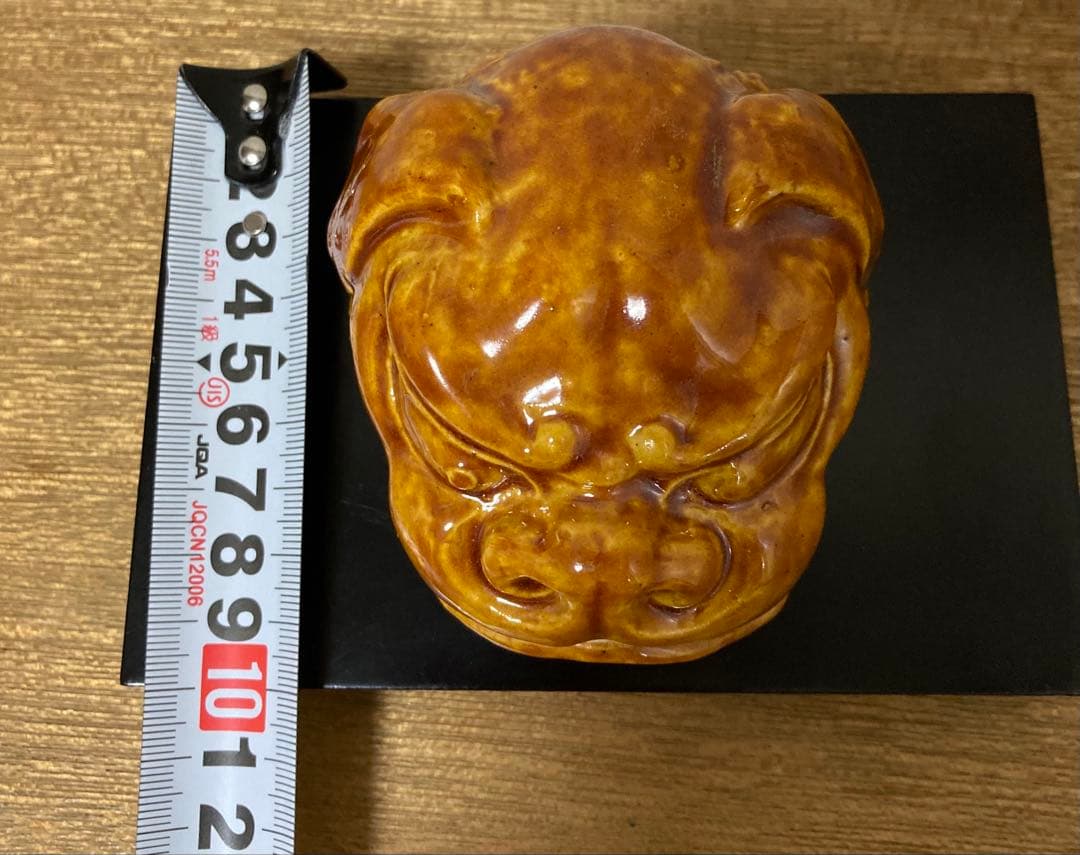 朝倉文夫 / 獅子頭 / 師子頭/香合 / 九谷焼 / 共箱 /共布/東洋ロダン