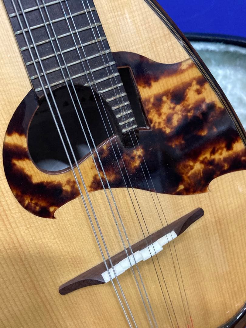 I）美品 落合忠男 手工 マンドリン Ｍ４ 2001年 ハードケース付