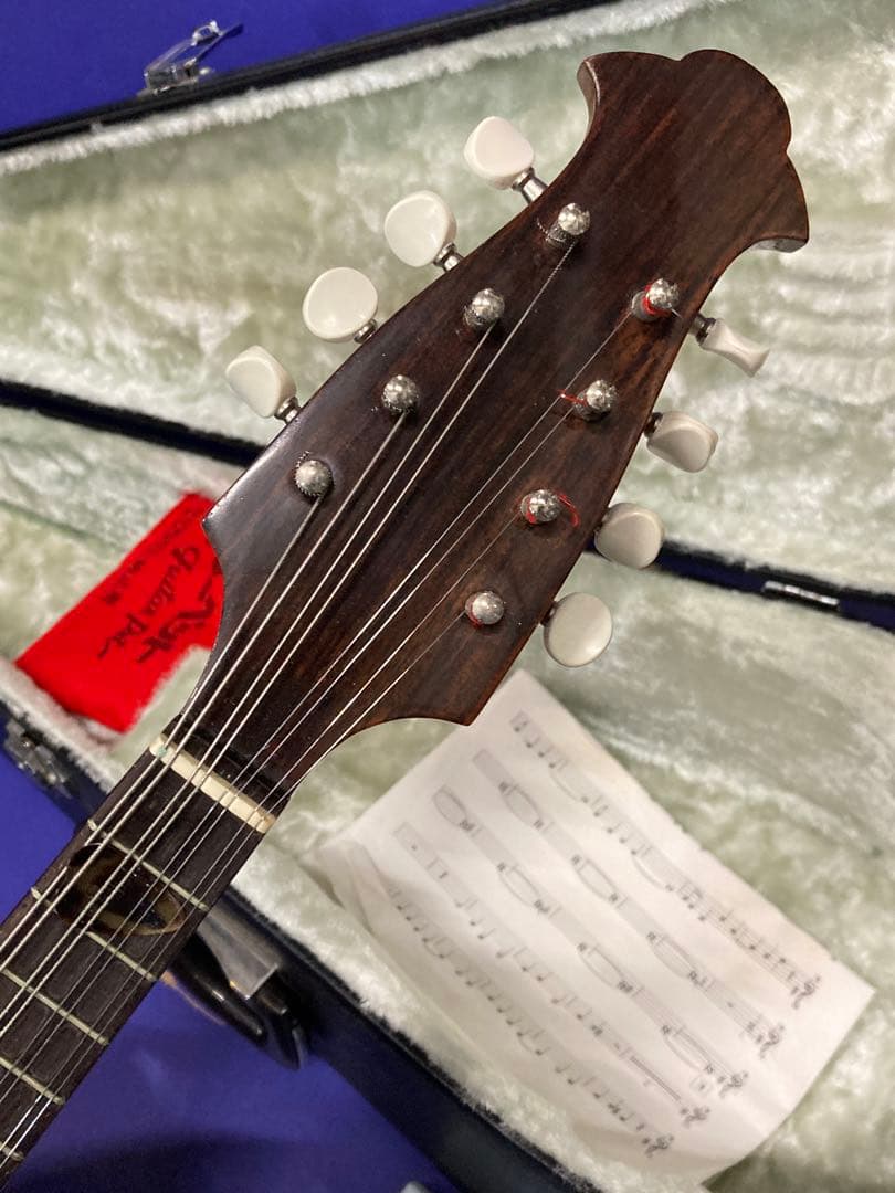 I）美品 落合忠男 手工 マンドリン Ｍ４ 2001年 ハードケース付