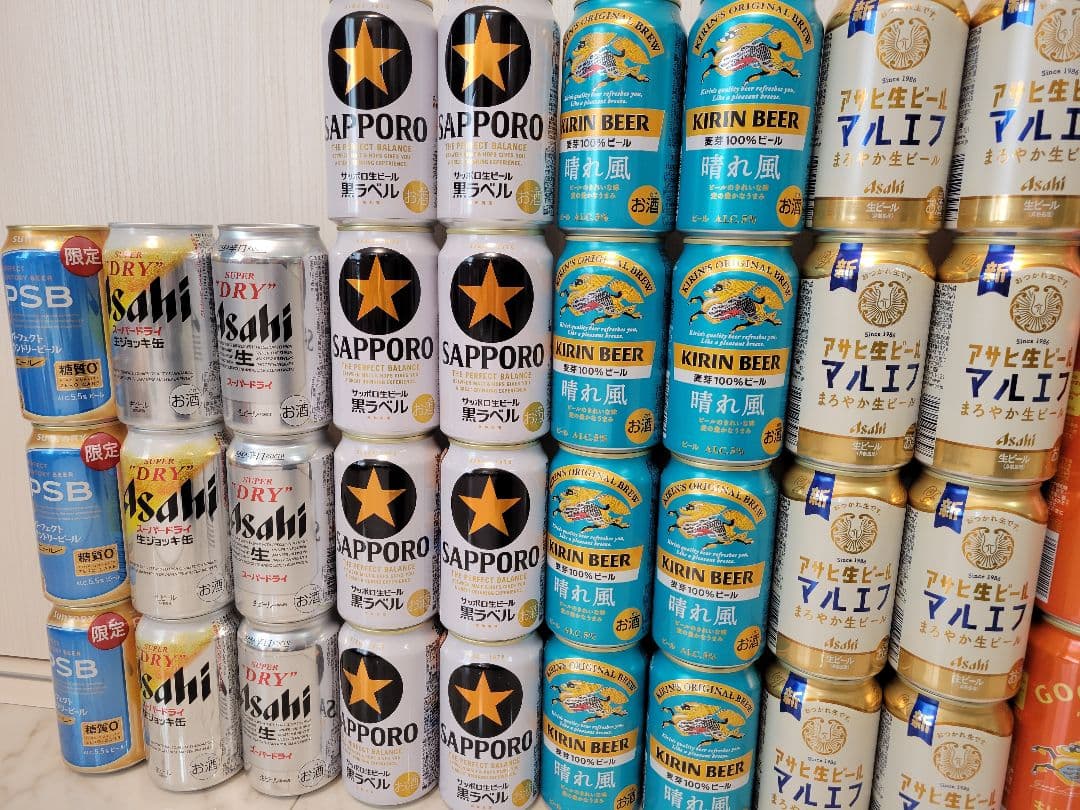 計４８本　国産生ビール まとめ売り キリン アサヒ サントリー