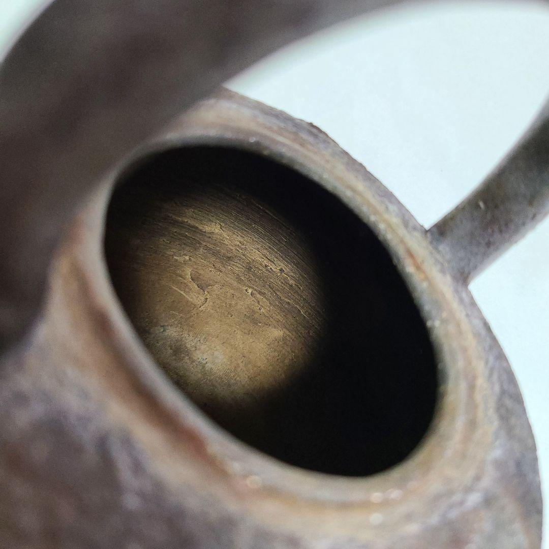 備前焼 茶道具 湯沸かし 陶印なし 青備前 やかん ボーフラ 急須