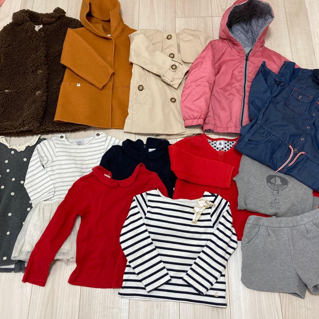 zarakids プチバトー　ブランド　まとめ売り　13点　おまけ多数