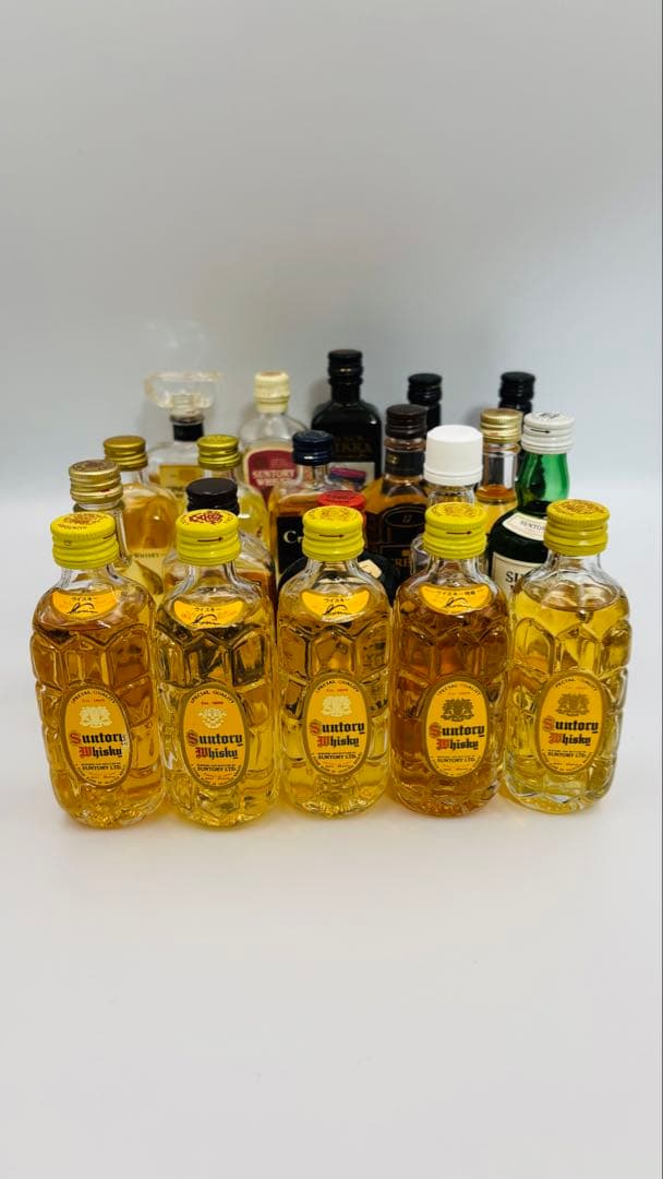 未開栓 ウイスキー サントリー 他 まとめ売り 33本 ミニボトル