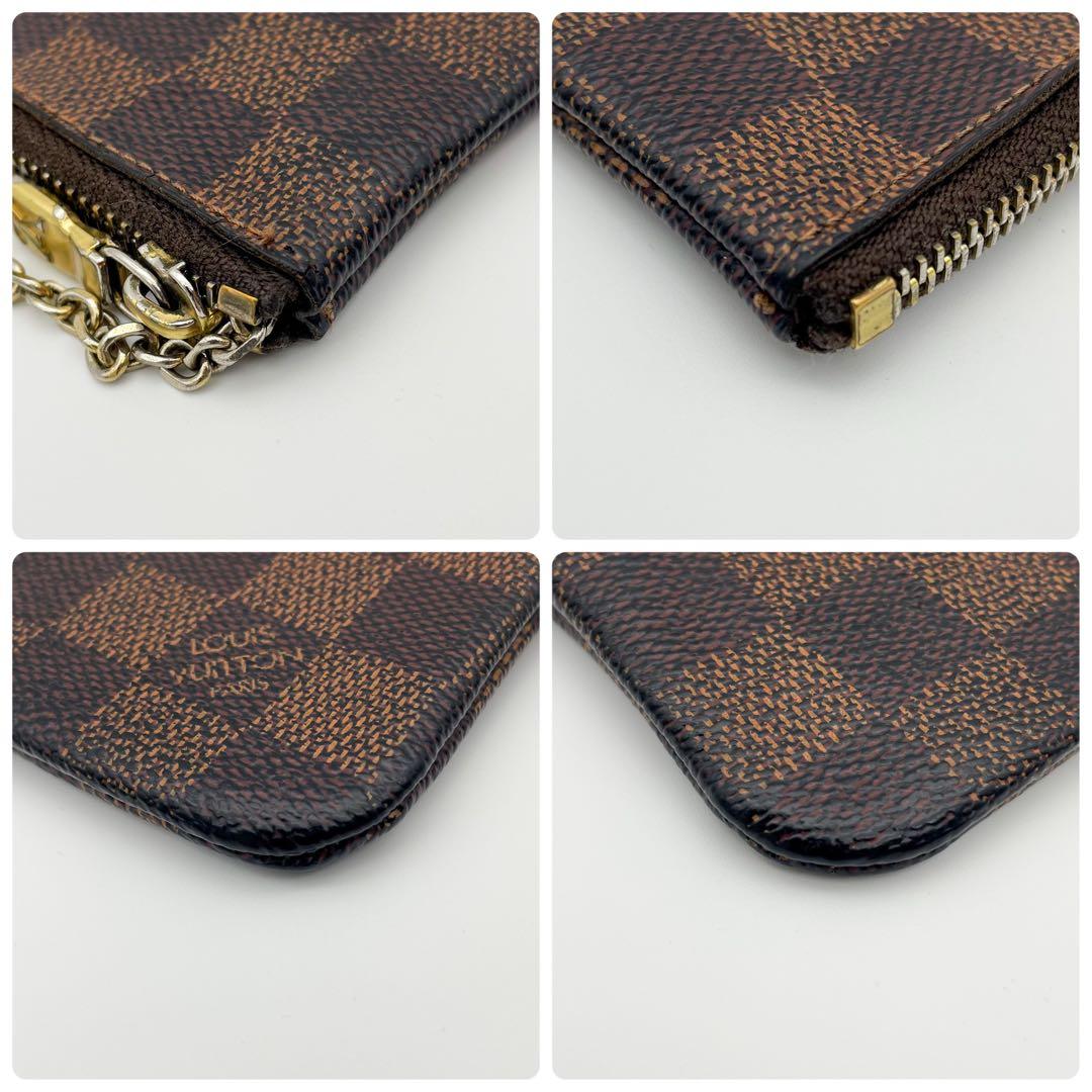【極上美品】ルイヴィトン ダミエ ポシェットクレ ケース キーケース