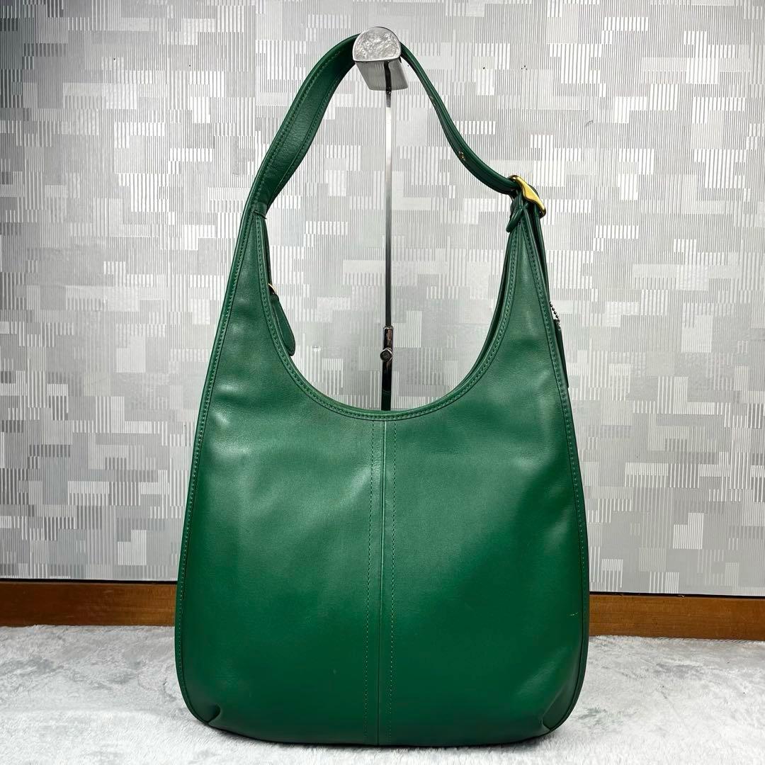 Coach エルゴ33 ショルダーバッグ グラブタンレザー C2264 グリーン