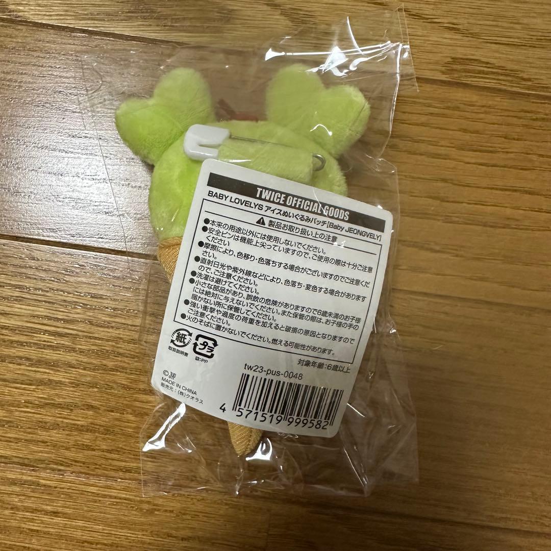TWICE ジョンヨン ジョンブリー アイスぬいぐるみバッチ