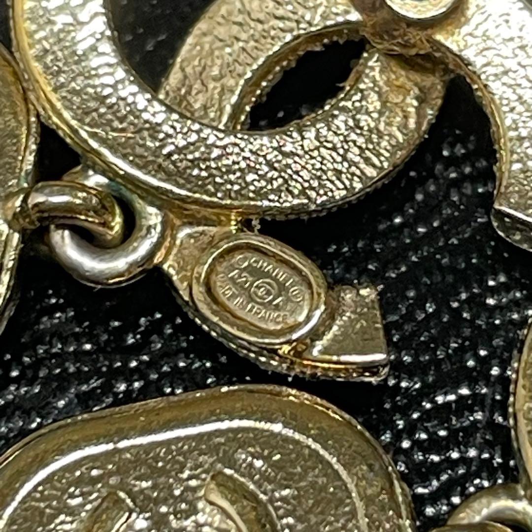 N*送様 21年　CHANEL ココマークロゴ ドロップピアス　パール　ラインス