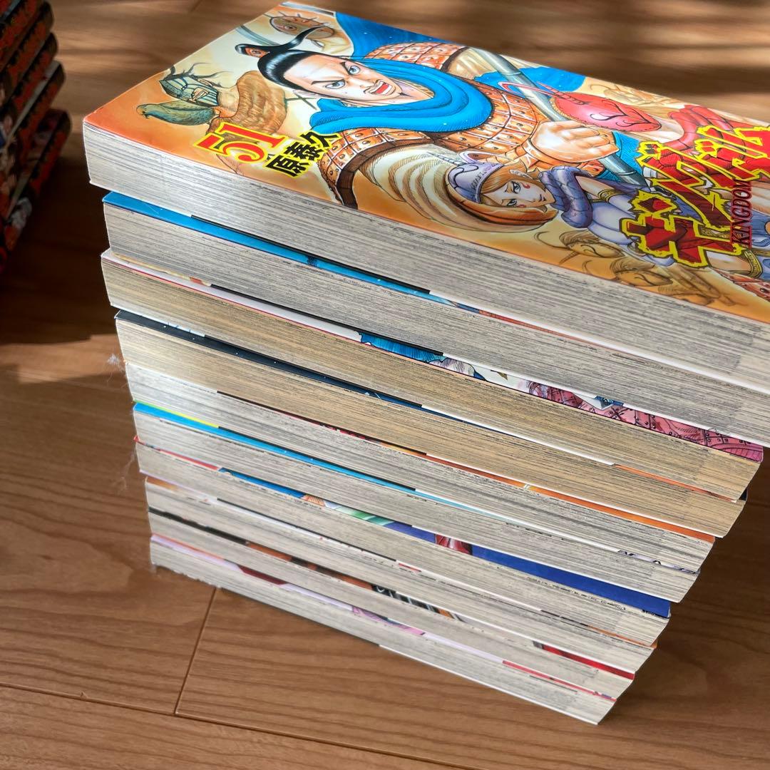 キングダム 1巻〜62巻セット（ガイドブック付）※49巻欠品