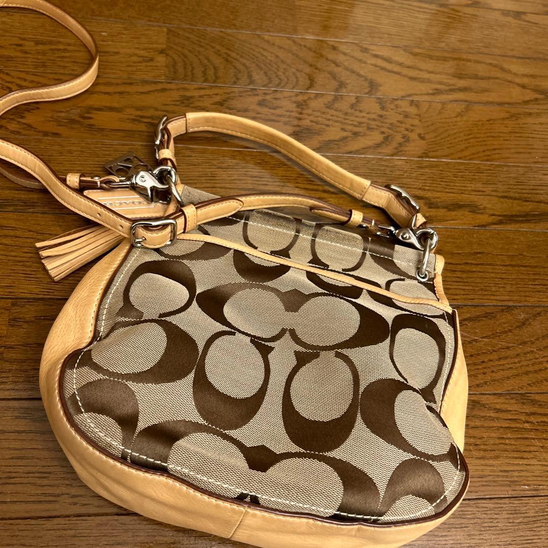 コーチ ショルダーバッグ ベージュ/ブラウン