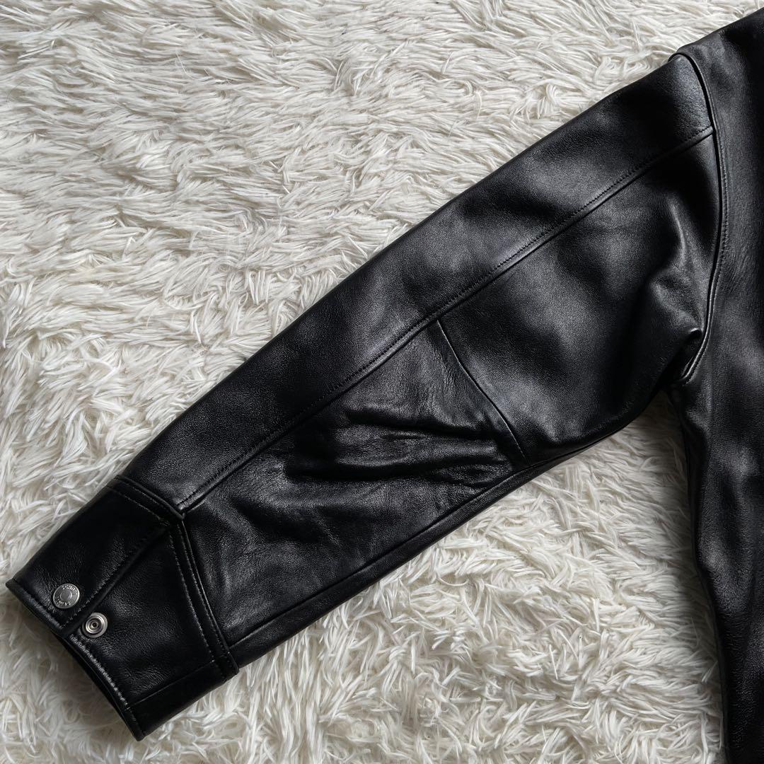 未使用級✨schott レザートラッカージャケット　ライダース　ラムスキン　M