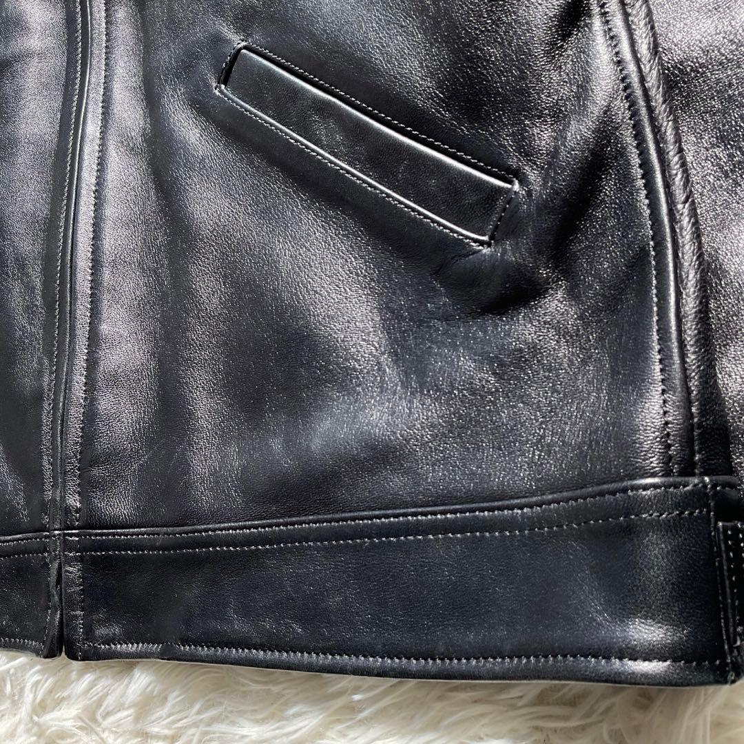 未使用級✨schott レザートラッカージャケット　ライダース　ラムスキン　M