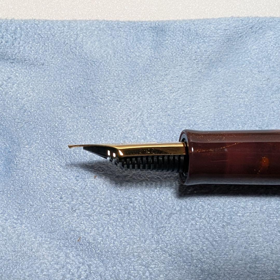 mu-様 伊東屋 ROMEO No.3 万年筆 深紫 Mニブ インクセット