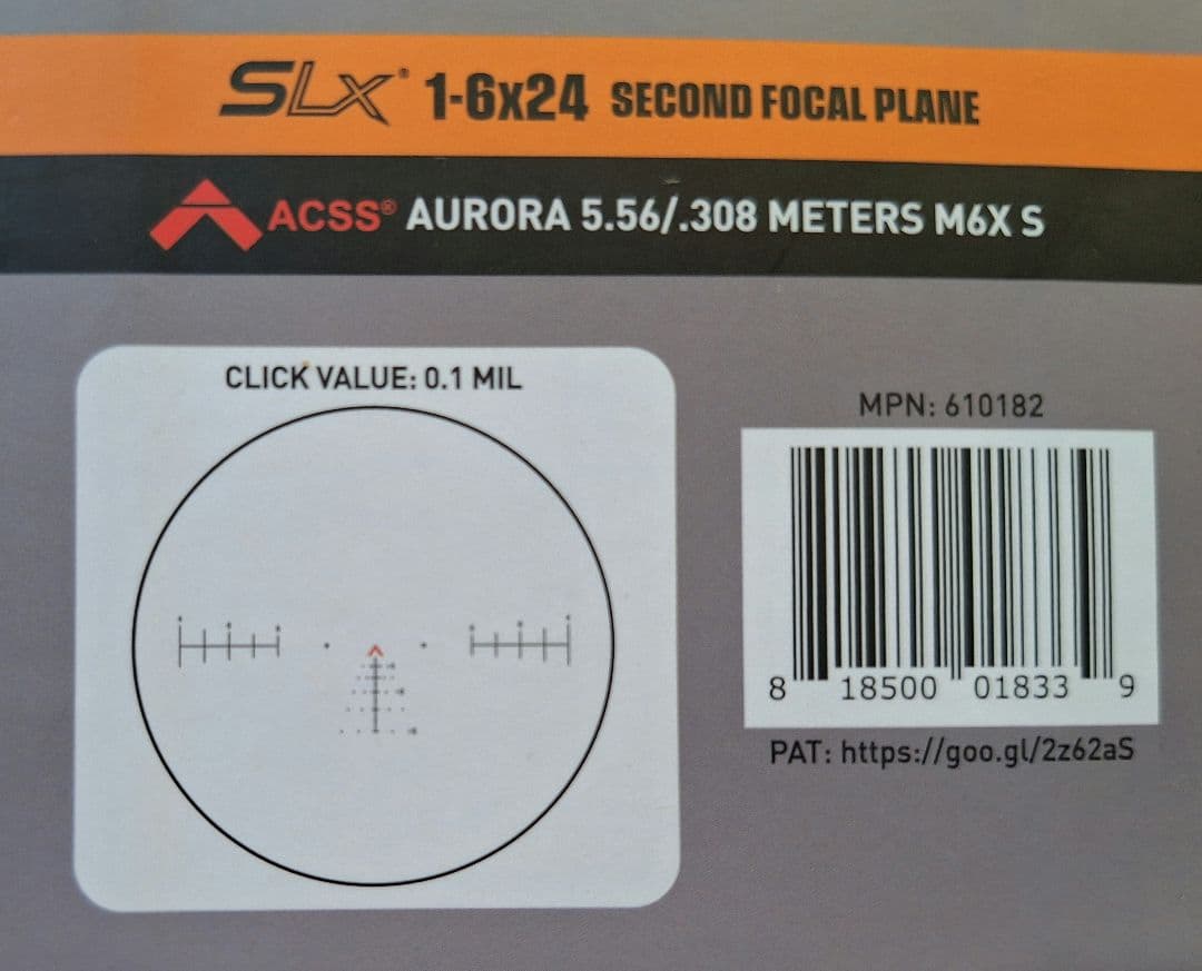 実物 primary arms SLx 1-6x24 SFP gen4 スコープ