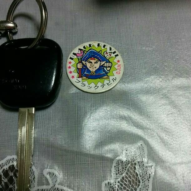 ビックリマン　ブラックデビル　牛乳瓶の蓋