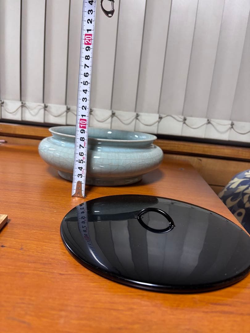 川瀬忍作！！！青磁盤