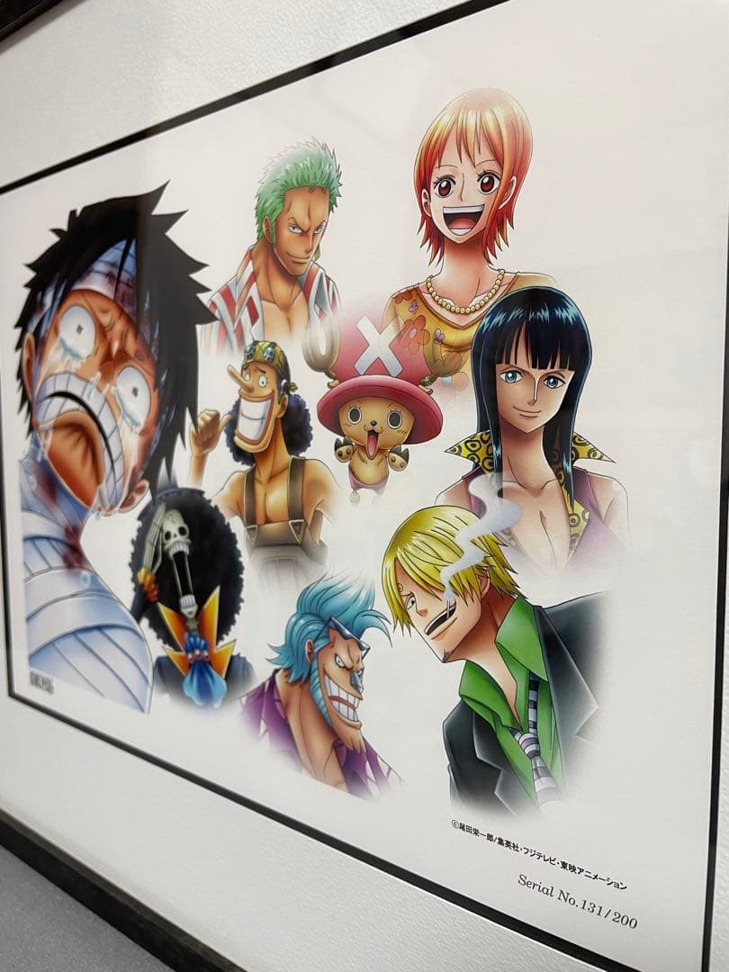ワンピース　仲間がいるよ❗️アートイラスト200枚限定品‼️