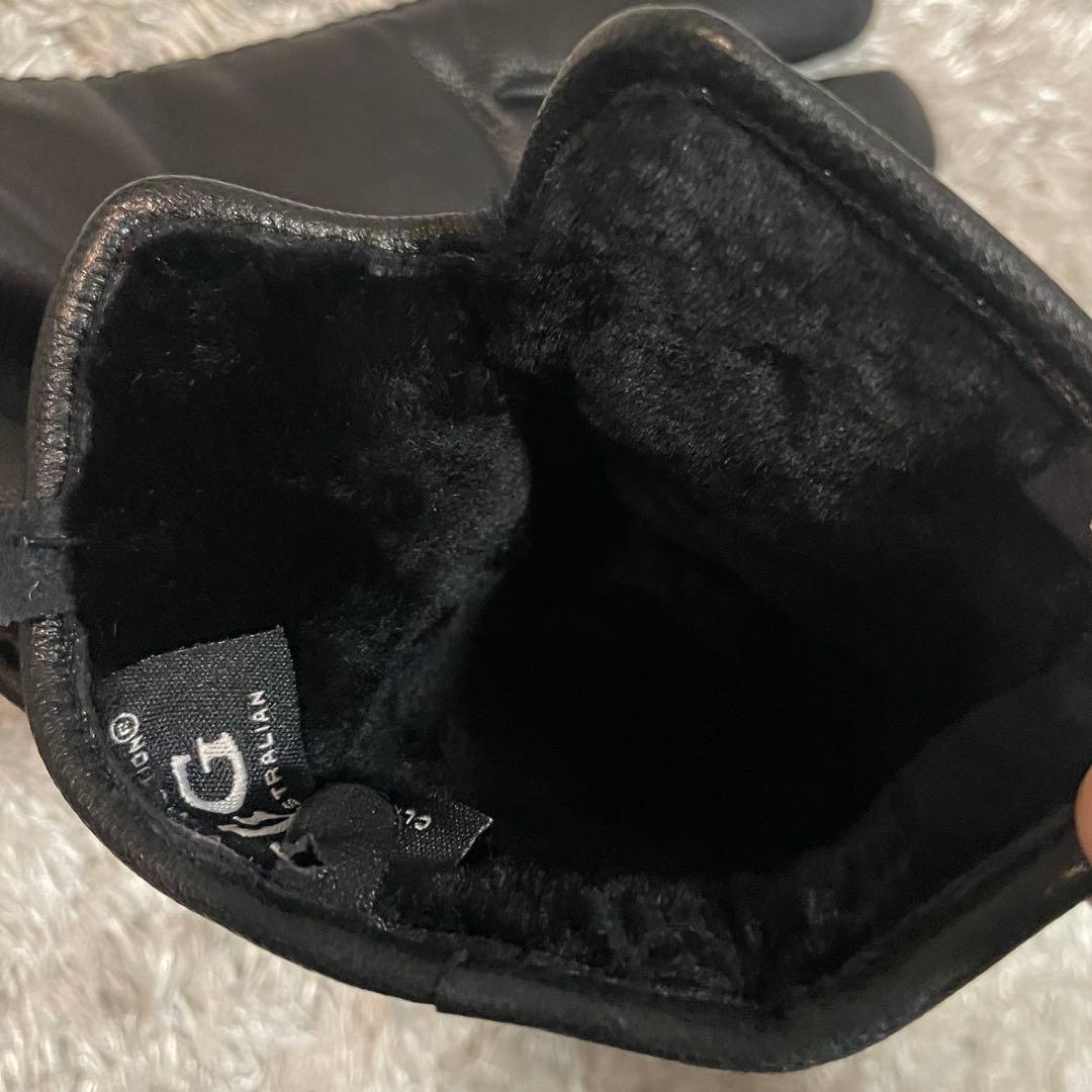 土日割引本革【新品未使用】タグ付　UGG レザーグローブ　メンズ　レディース　黒