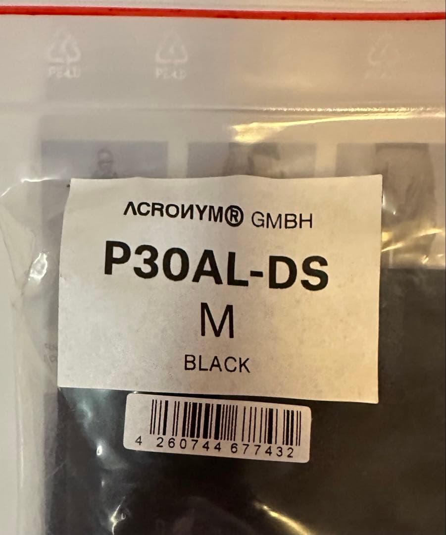 hka　Acronym P30AL-DS black サイズM