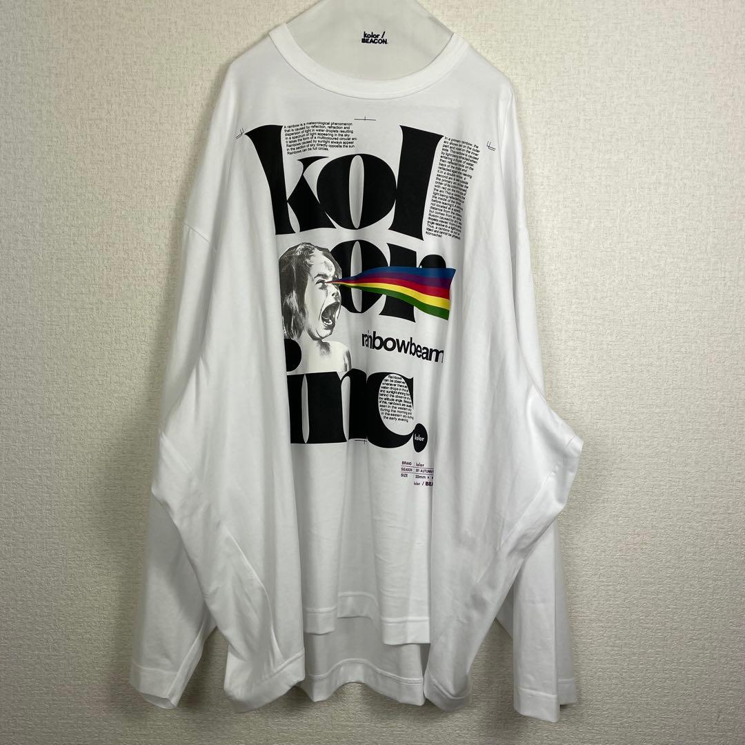 25AW kolor BEACON カラービーコン Tシャツ　カットソー　2