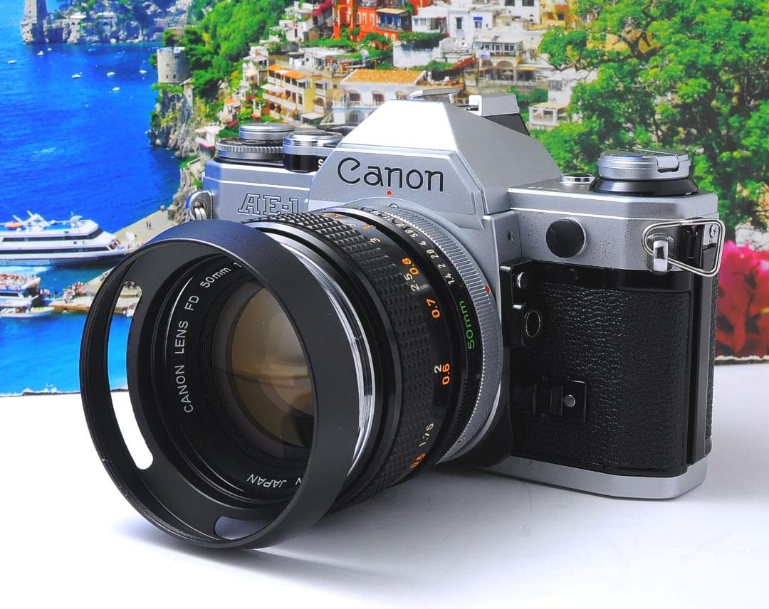 Canon AE-1 シルバー + FD 50mm F1.4 動作品 美品級