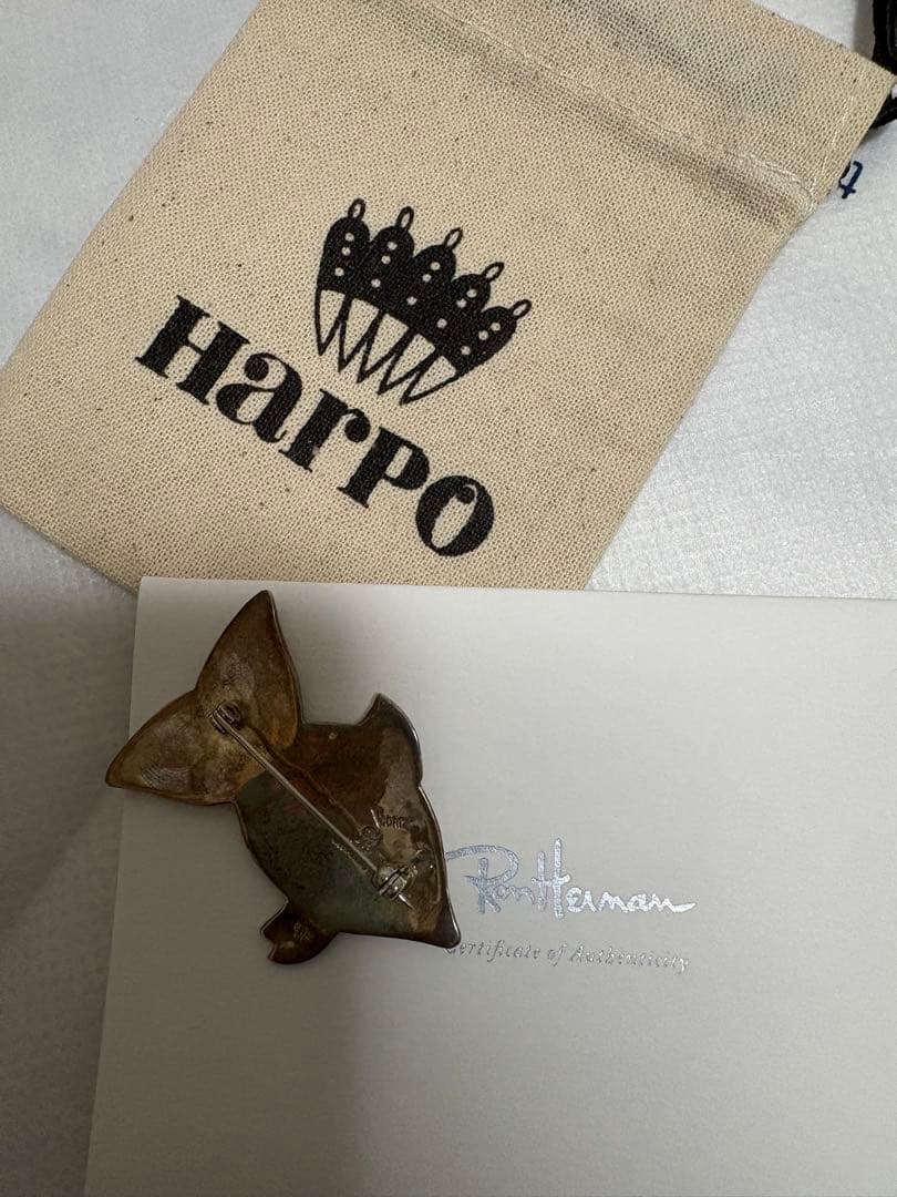 ロンハーマン　ナバホ　フィッシュブローチ