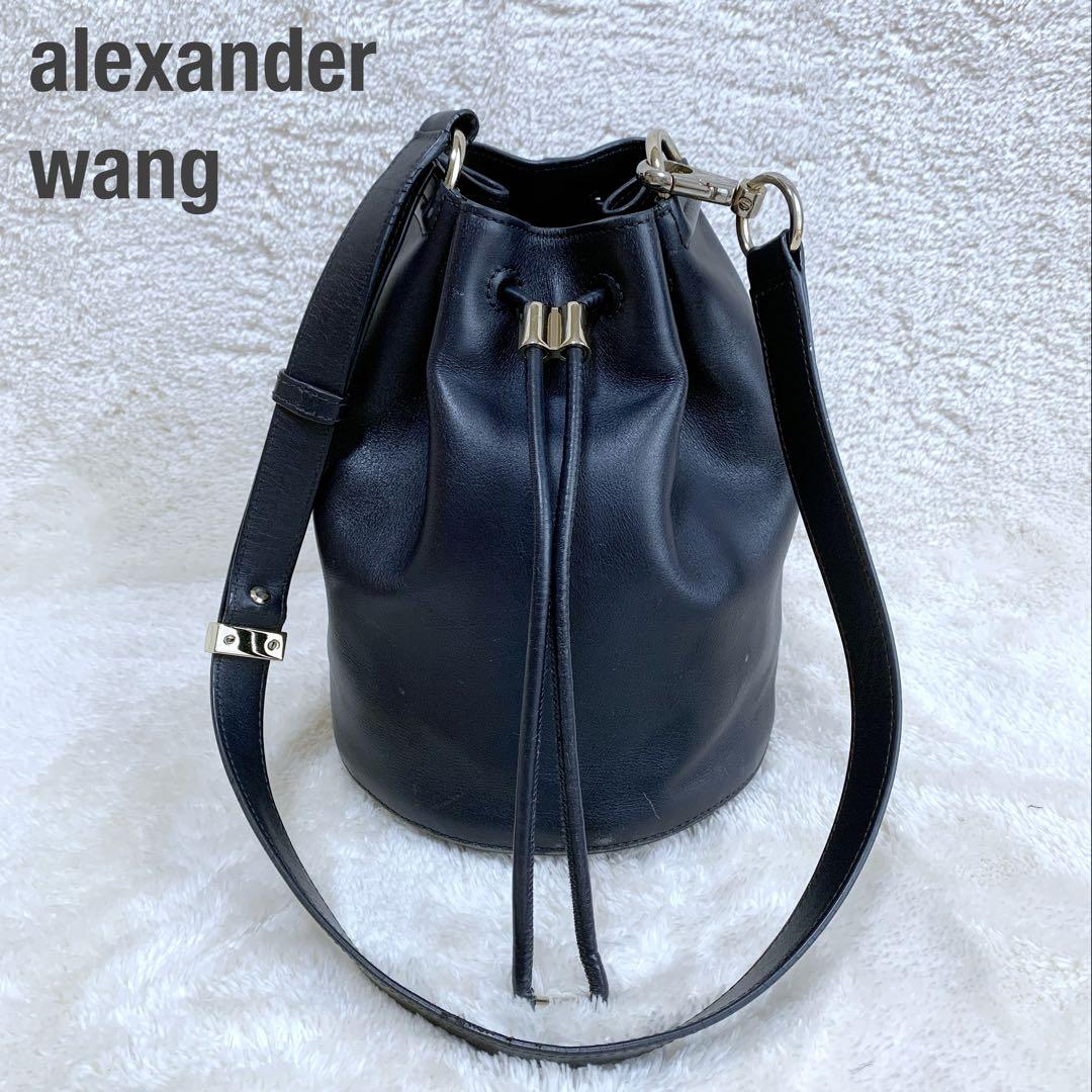 【KEIKO】アレキサンダーワン ゴールドスタッズ ショルダー バッグ 黒