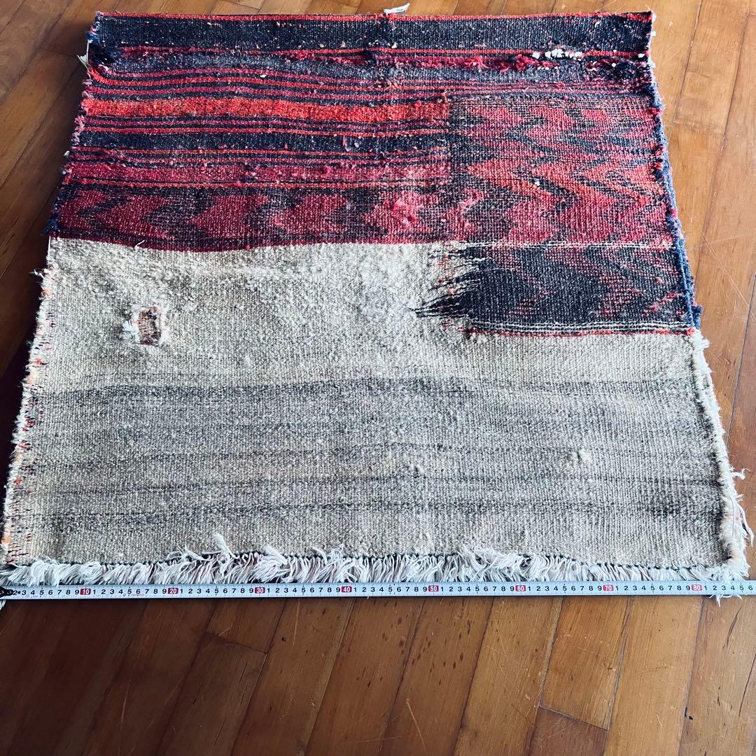 手織りアンティーク絨毯 トライバルラグ ヴィンテージ ギャッベ キリム 一点物