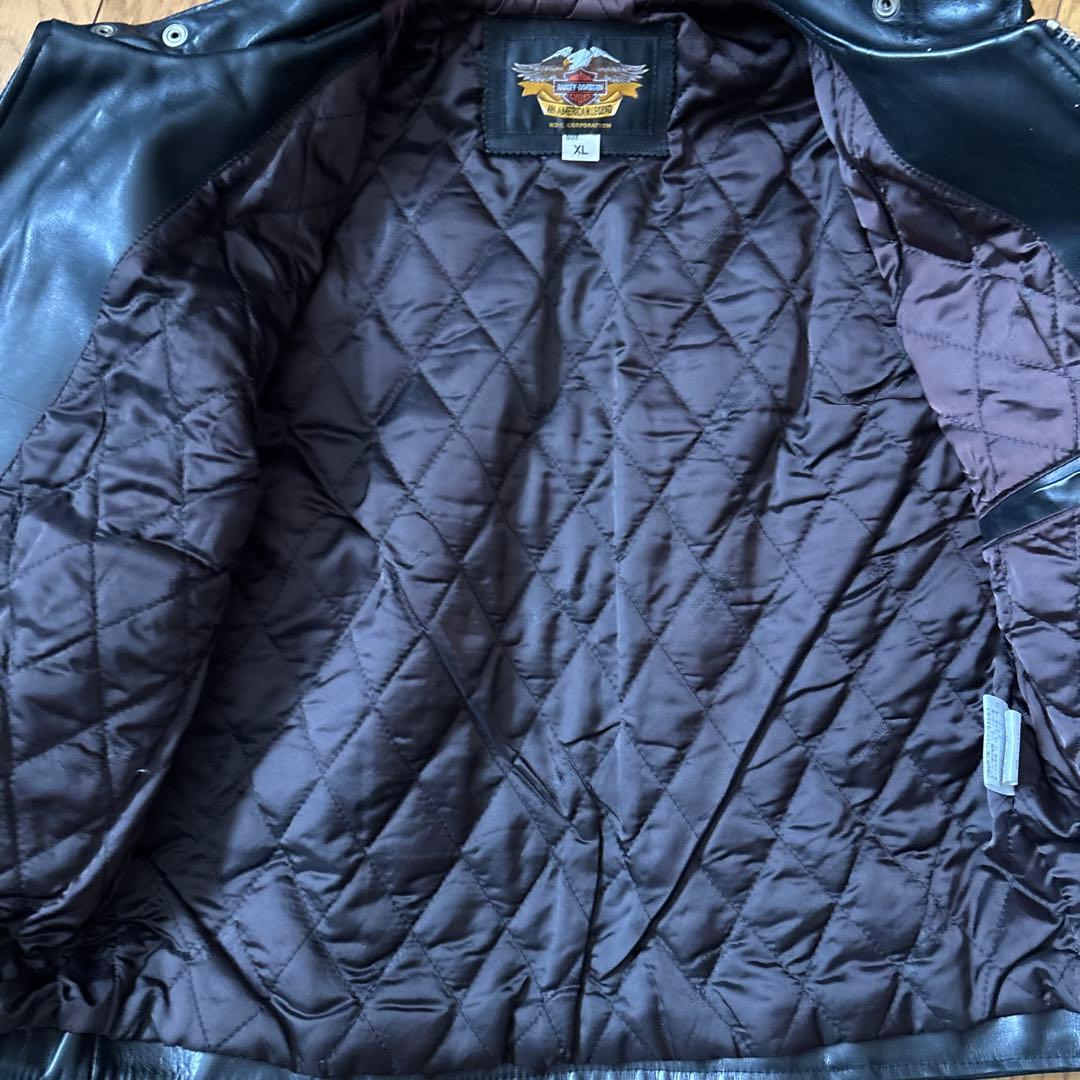 Harley-Davidson ブラック レザージャケット XL