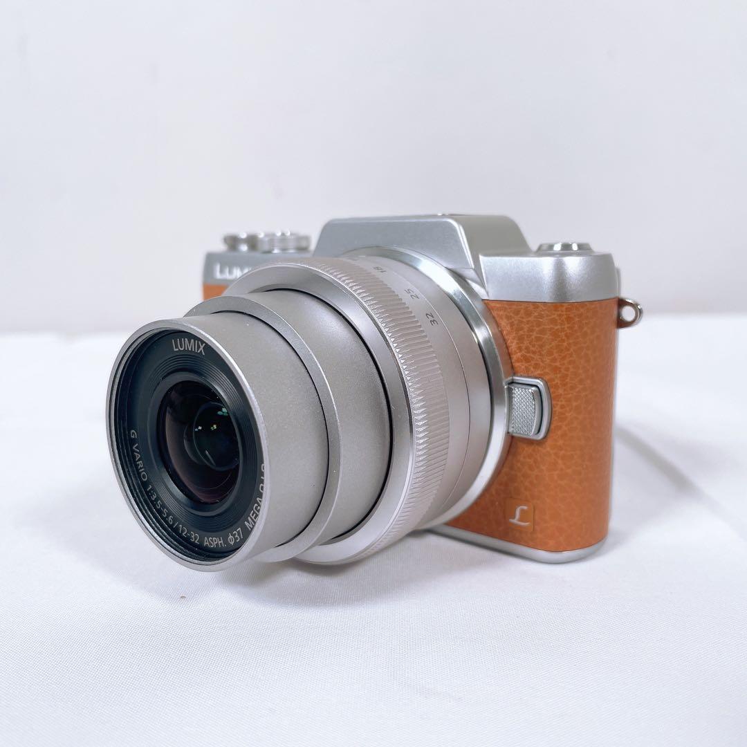 【美品】 Panasonic ミラーレス一眼 DMC-GF7W-T