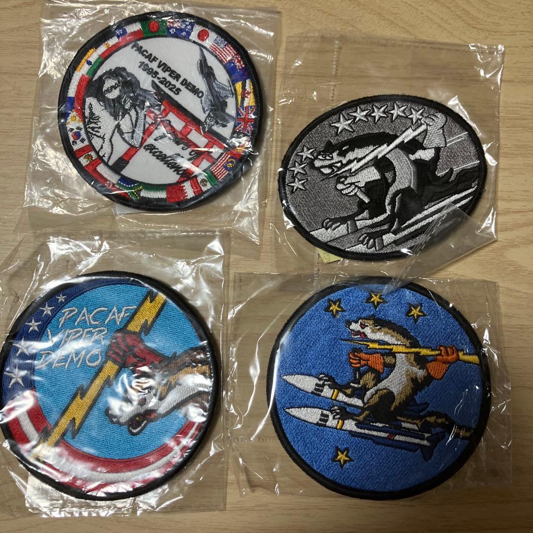 PACAF F-16デモチームの パッチセット