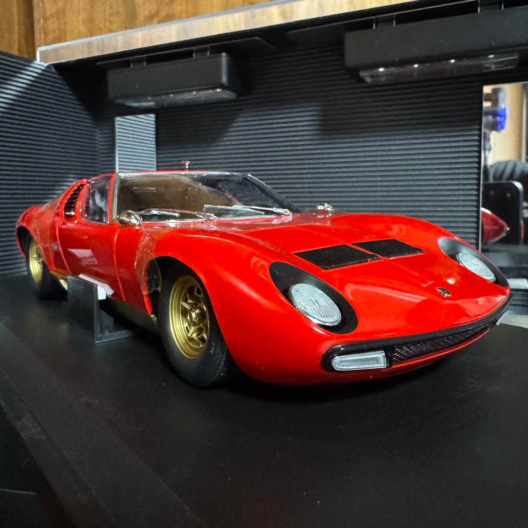 未展示品 京商 1/18 ランボルギーニ ミウラ P400 SV レッド