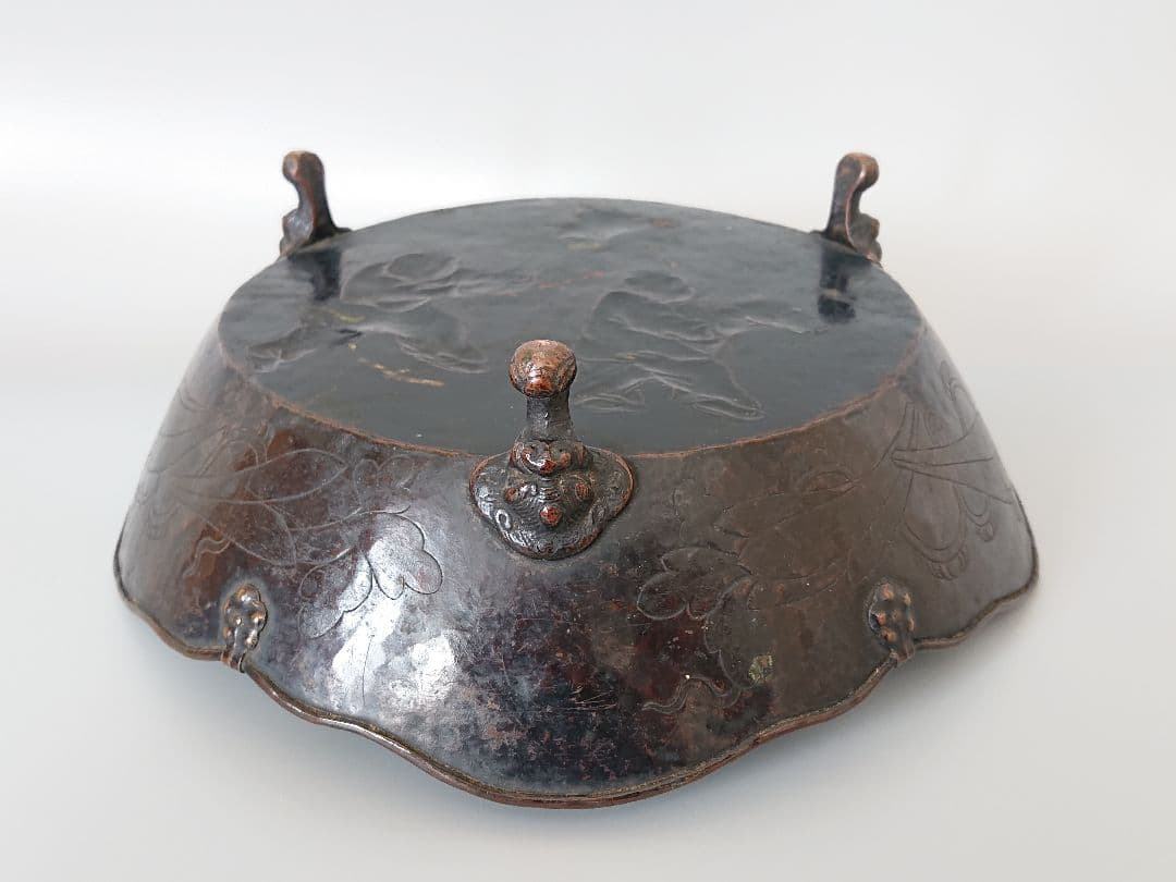 中国 明時代 古銅大鉢